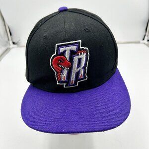 Mitchell & Ness Toronto Raptors Size 7 1/4 3D Logo Hat Black Purple